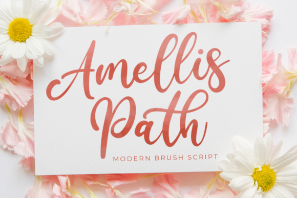 Amellis Path: Elegant Handwritten Font