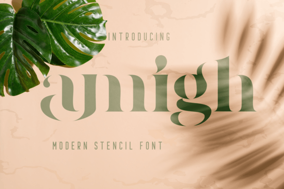 Amigh: A Stylish Serif Font