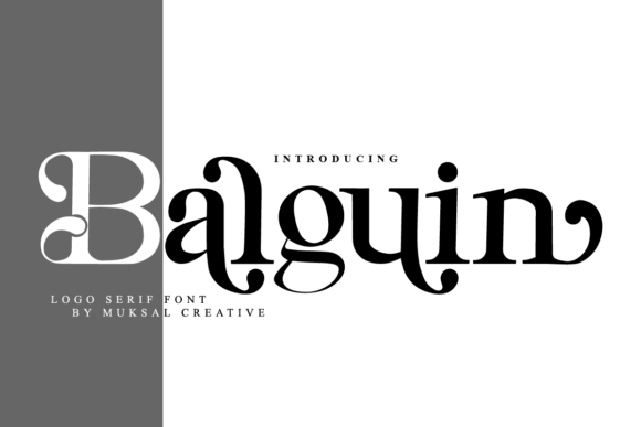 Balguin: The Serif Typeface That Elevates Brand Identity