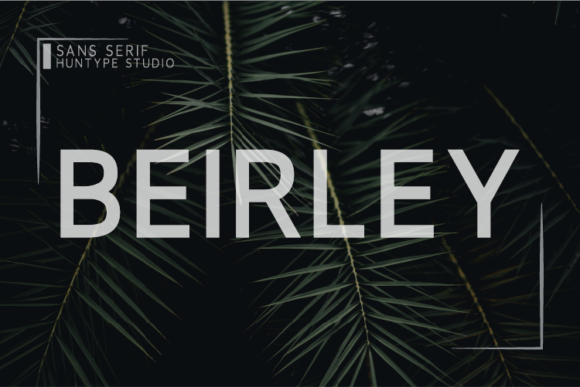 Beirley: A Fresh Sans Serif Font for Modern Campaigns