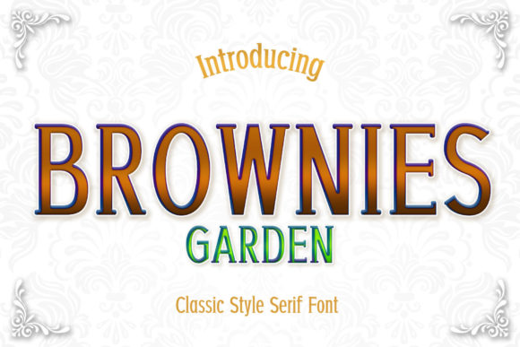 Brownies Garden Font Review