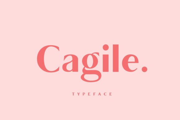 Cagile: A Versatile Sans Serif Font
