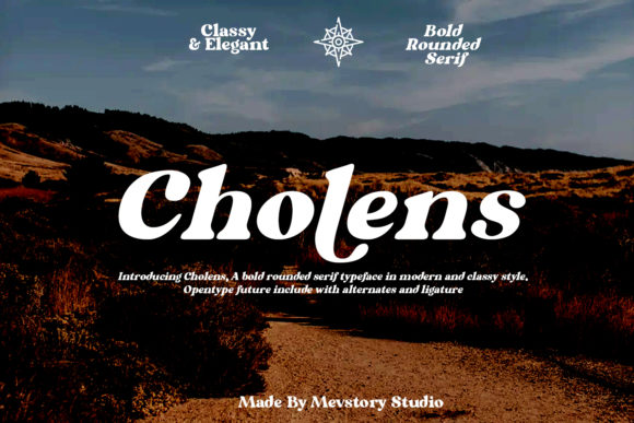 Cholens: A Round Serif Font for Modern Web Design