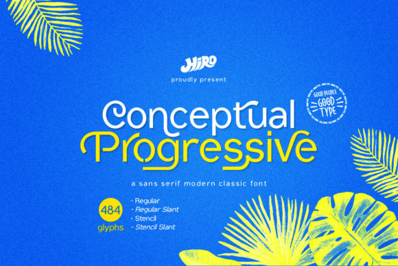 Conceptual Progressive: A Modern Typeface for Editorial Design