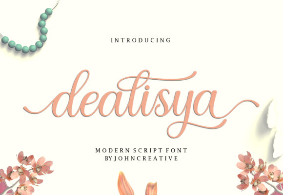 Dealisya: A Delicate Font for Creative Branding