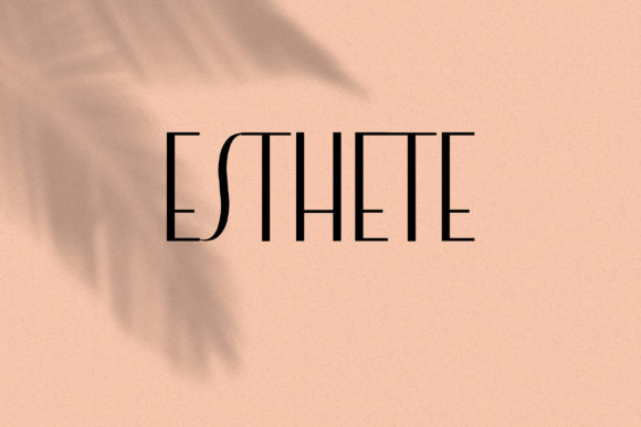 Esthete: A Stylish Sans Serif Font for Editorial Design