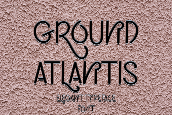 Ground Atlantis: A Versatile Sans Serif for Creative Projects