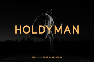 Holdyman: A Clean Sans Serif Typeface for Modern Branding
