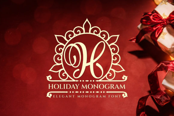 Holiday Monogram: The Handwritten Font for Scroll-Stopping Brands