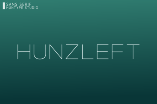 Hunzleft: A Crisp Sans Serif Typeface for Modern Editorial Design