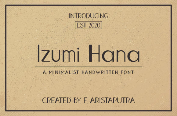 Izumi Hana: A Minimal Sans Serif for Editorial Calm