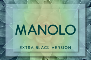 Manolo Extra Black: A Bold Sans Serif Font for Branding
