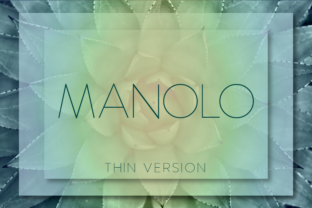 Manolo Thin: A Sleek Sans Serif Font for Modern Web Design