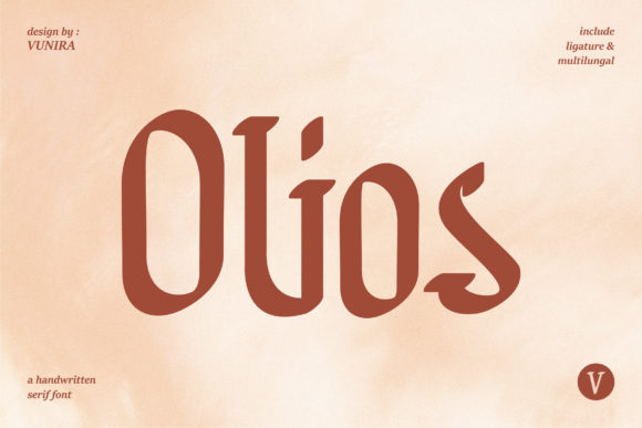 Olios: A Serif Font for Real-World Design
