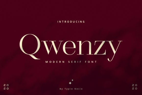 Qwenzy: An Elegant Serif Font for Editorial Design