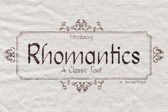 Rhomantics: A Refined Sans Serif for Editorial Design