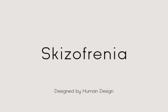 Skizofrenia: A Clean Sans Serif Typeface for Modern Editors