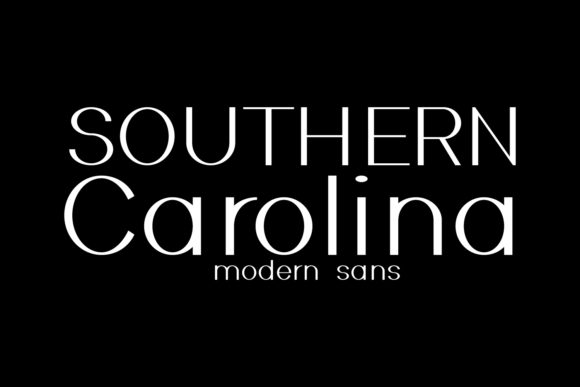 Southern Carolina: A Versatile Sans Serif Font for Branding