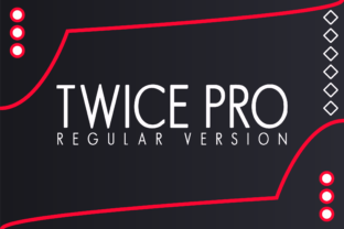 Twice Pro: A Soft Geometric Font for Modern Branding