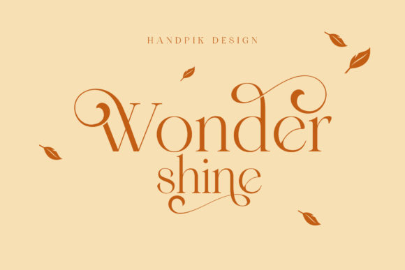 Wonder Shine: A Polished Serif Font for Modern Web Design